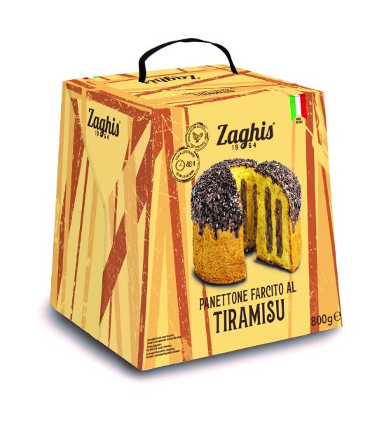 Panettone gefüllt mit Tiramisucreme 800g (cod.7374) | Zaghis