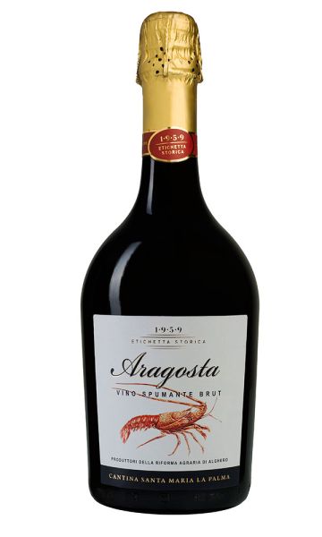 Aragosta Vino Spumante Brut 0,75l 11,5% | Santa Maria La Palma
