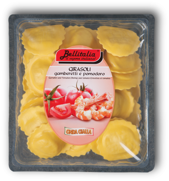 Girasoli mit Garnelen und Tomaten 500g | Bellitalia