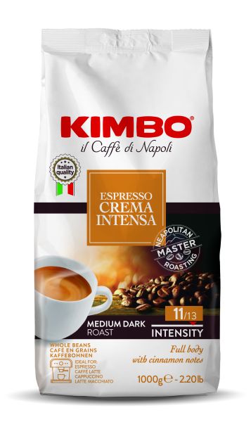 Caffe Kimbo Espresso Crema INTENSA 1 Kg ganze Bohnen | Kimbo