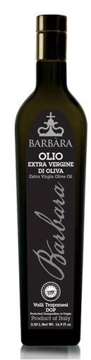 Olio extra vergine di oliva DOP Valli Trapanesi BIO 750ml /Barbara