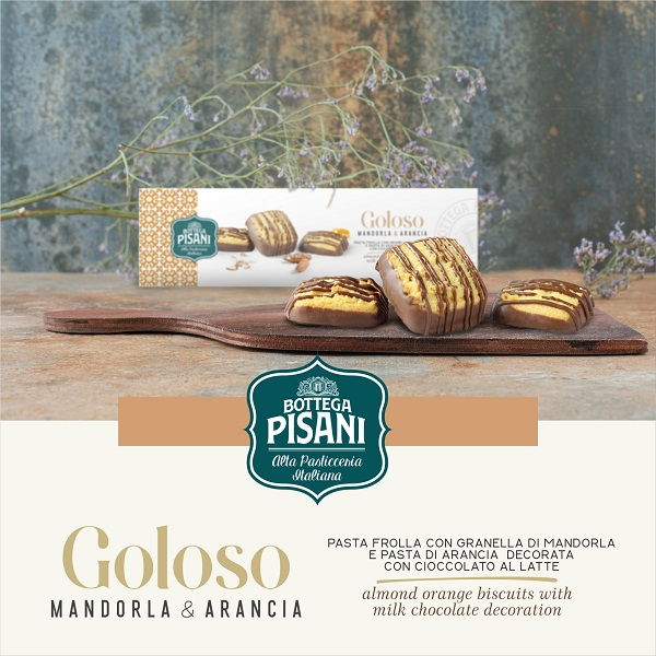 Goloso aus Ischia Insel - Mandeln und Orange 120g | Bottega Pisani