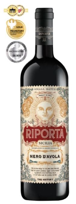 Nero Rotwein D\'Avola DOC 2022 | - 0,75l Riporta Sizilien 13% aus - Zabú Fantini Sicilia