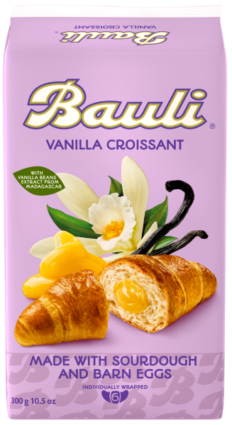 Croissants mit Vanillecremefüllung in 6er Pack 300g/Bauli