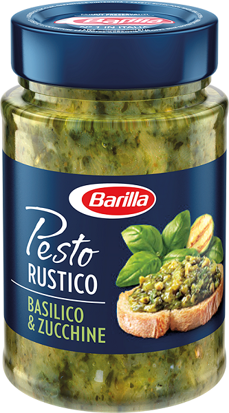 Pesto Rustico mit Basilikum und Zucchini 200g | Barilla