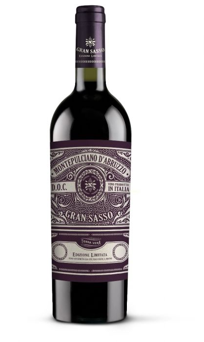 DOC - d\' Abruzzo - 2021 Montepulciano Sasso Abruzzen 13,5% Gran Farnese aus 0,75l Rotwein |