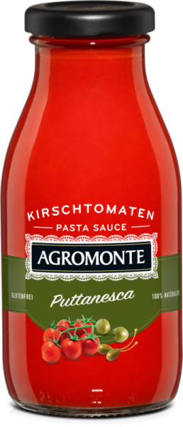 Fertige Tomatensoße Puttanesca 260g | Agromonte