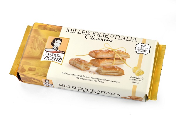 Millefoglie Mini Snack Classiche mit Butter 5 Stk 125g | Vicenzi