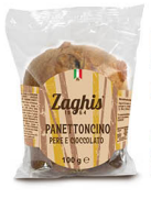 Panettoncino mit Birne und Schokolade Beutel 100g (cod.7370) | Zaghis