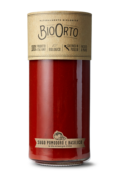 Tomatensoße mit Basilikum BIO 550g | BioOrto