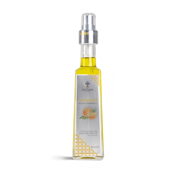 Olivenöl mit Orangengeschmack zum Sprühen 0,1l | Guglielmi