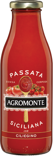 Passierte Tomatensoße aus Kirschtomaten Ciliegino 520g | Agromonte