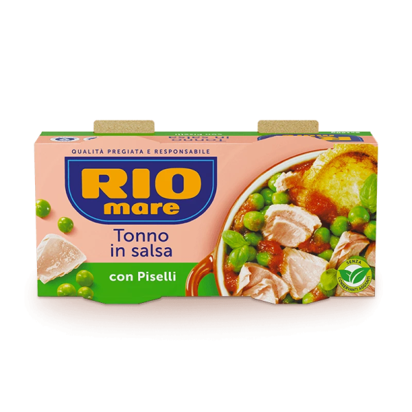 Fertiggericht Thunfisch in Soße mit Erbsen 2x160g | Rio Mare