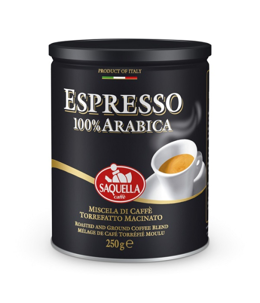 Caffe Espresso 100% Arabica 250g gemahlen | Saquella