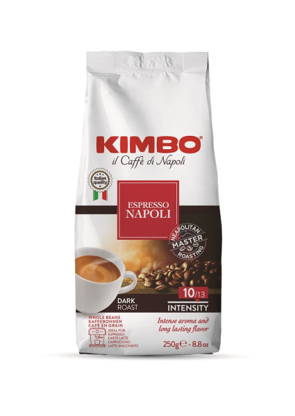 Caffe Espresso Napoli ganze Bohnen 250g | Kimbo