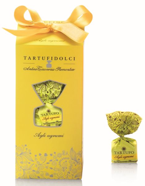 Tartufo Box Agrumi 160g personalisierbar/ Antica Torroneria Piemontese