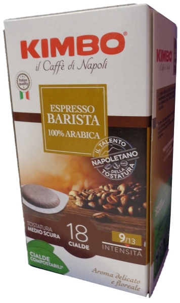 Espresso Barista 100% Arabica 18 Cialde - E.S.E. Pads | Kimbo