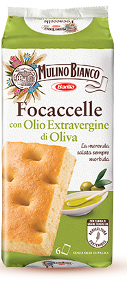 Focaccelle con Olio Extra Vergine di Oliva 198/Mulino Bianco