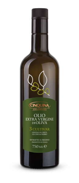 Olio Extravergine di Oliva 3 Cultivar 0,75l | Cinquina