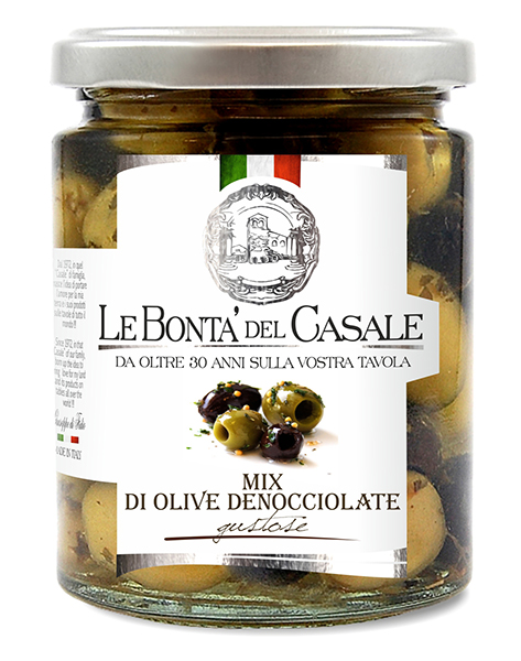 Mix di Olive Denocciolate 314ml | Antipasti Le Bonta Del Casale