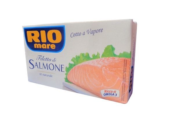 Filetti di salmone al naturale gedämpft 150g/Rio Mare
