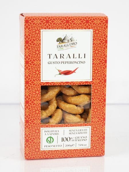 Taralli mit Peperoncino Chili 200g | Taralloro