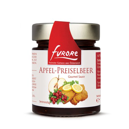 Apfel-Preiselbeer Gourmetsauce 160g | Furore