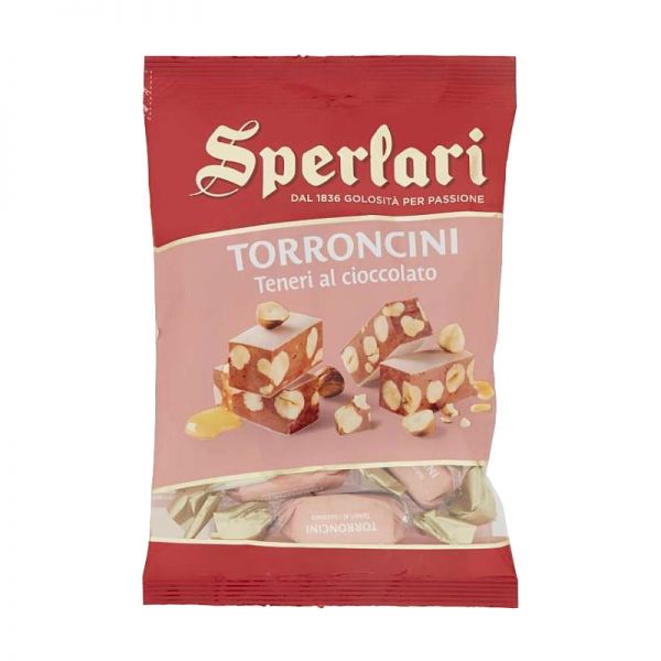 Torroncini mit Bitterschokolade & Haselnüssen 130g/Sperlari