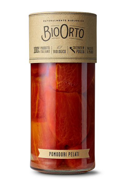 Pomodori Pelati Geschälte Tomaten BIO 550g | BioOrto