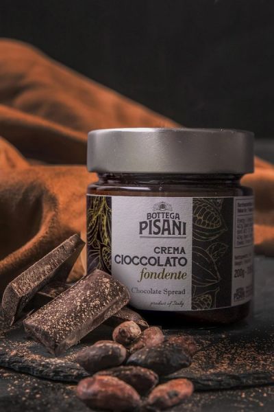 Crema aus Ischia Insel - Zartbitterschokoladecreme 200g/Bottega Pisani