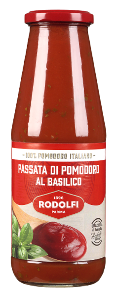 Passierte Tomatensoße Basilikum 690g | Rodolfi