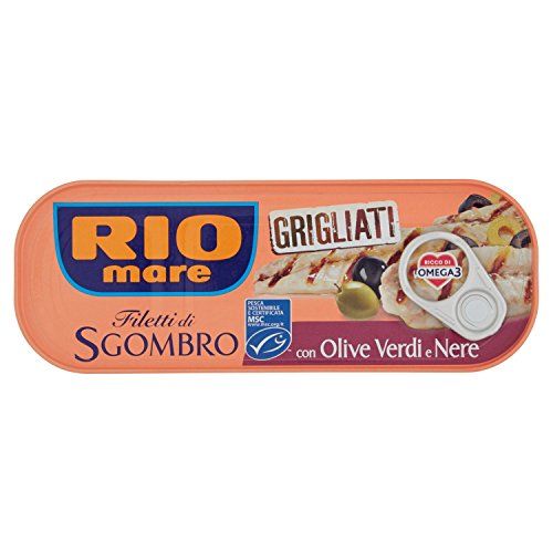Filetti di Sgombro Grigliati con Olive 120g | Nere Rio Mare