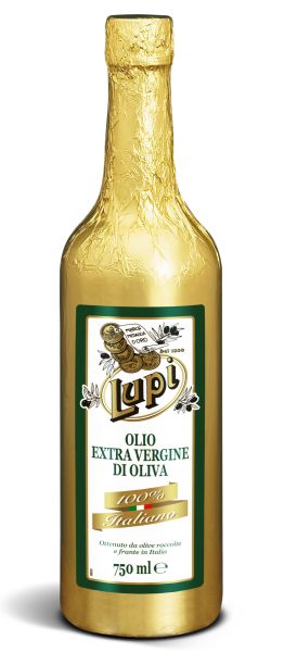 Olio EVO Extra Natives Olivenöl 100% Italienisch Lupi 0,75Liter /Dante