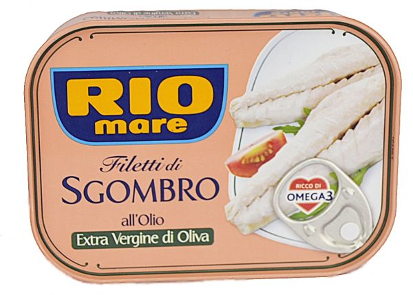 Filetti di Sgombro Makrelenfilet in Olivenoel 125g/Rio Mare