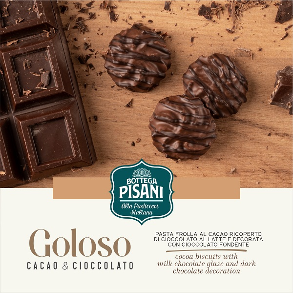 Goloso aus Ischia Insel - Kakao und Schokolade 120g | Bottega Pisani