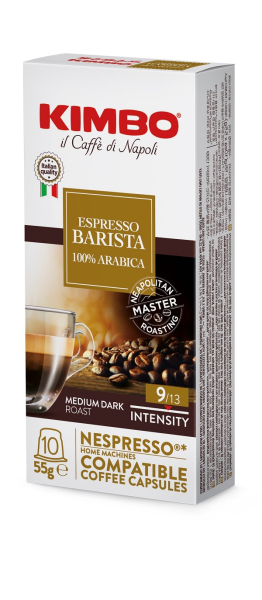 Kimbo Nespresso Kapseln Espresso Barista 100% Arabica 10 Stück | Kimbo