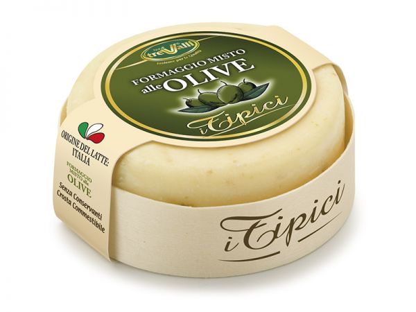Caciotta Käse alle Olive 180 g / TreValli