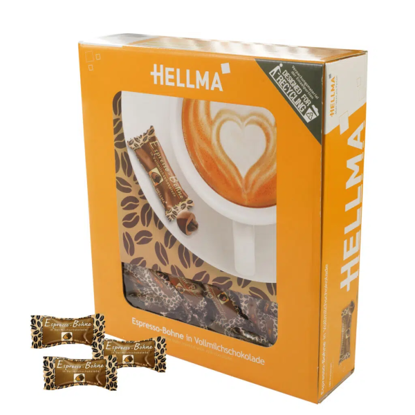 Espresso-Bohne in Vollmilchschokolade ca.380Stk 420g | Hellma
