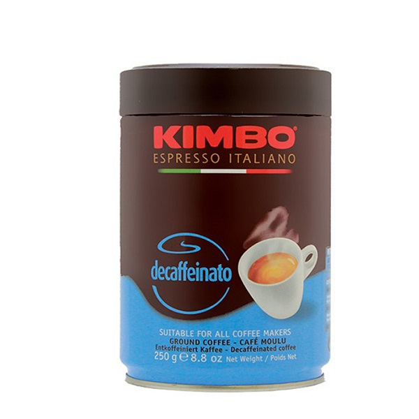Caffe Espresso ohne Koffein gemahlen Dose 250g | Kimbo