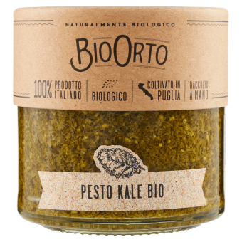 Pesto Kale mit Grünkohl ohne Knoblauch BIO 180g/BioOrto