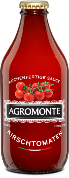 Fertige Tomatensoße aus Kirschtomaten 330g | Agromonte