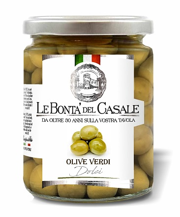 Olive Verdi Dolci di Sicilia 314 ml | Le Bonta Del Casale
