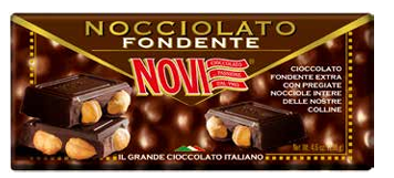 Schokoladetafel Nocciolato Fondente Zartbitter 130g | Novi