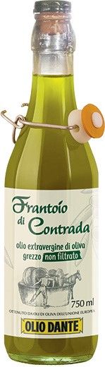 Olio EVO Extra Natives Olivenöl grezzo naturtrüb ungefiltert Frantoio di Contrada 0,75Liter /Dante