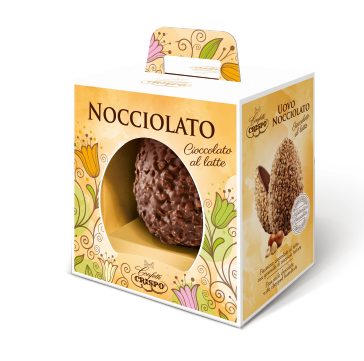 Osterei Haselnuss-Schokoladen-Ei 600g/Crispo