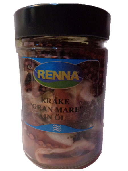 Krake Gran Mare in Öl in Glas 300g / Renna