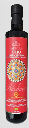 Olio extra vergine di oliva DOP Valli Trapanesi BIO 750ml | Barbara
