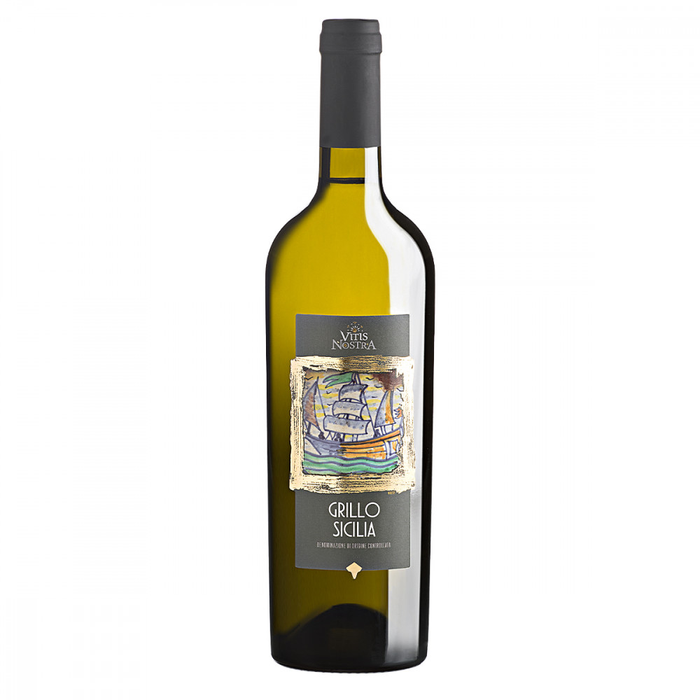 Grillo Sicilia DOC | - 0,75l Vitis Nostra 2022 Sizilien Enoitalia Weißwein aus 12% 